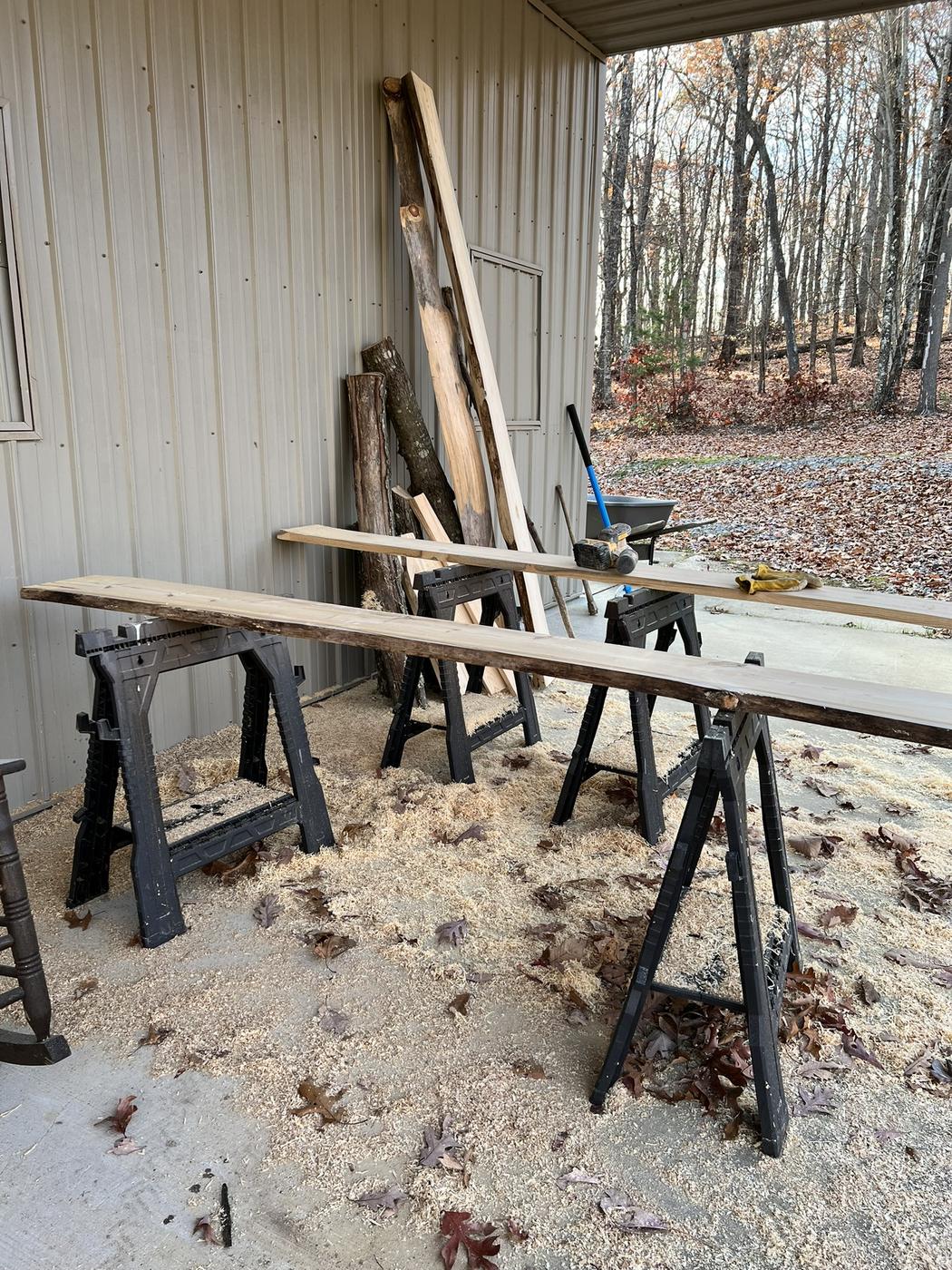 Yard prep — Live Edge Oak Co