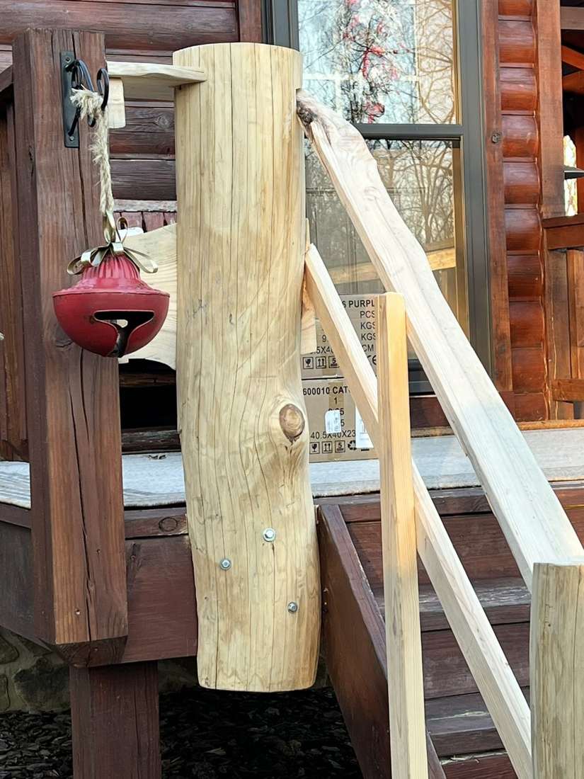 Railing post — Live Edge Oak Co