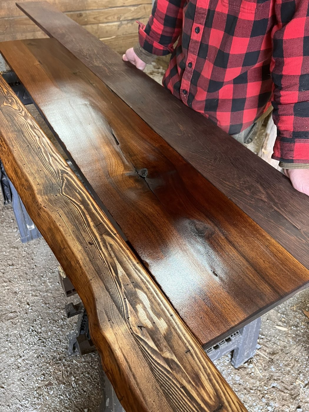 Rich stained face — Live Edge Oak Co