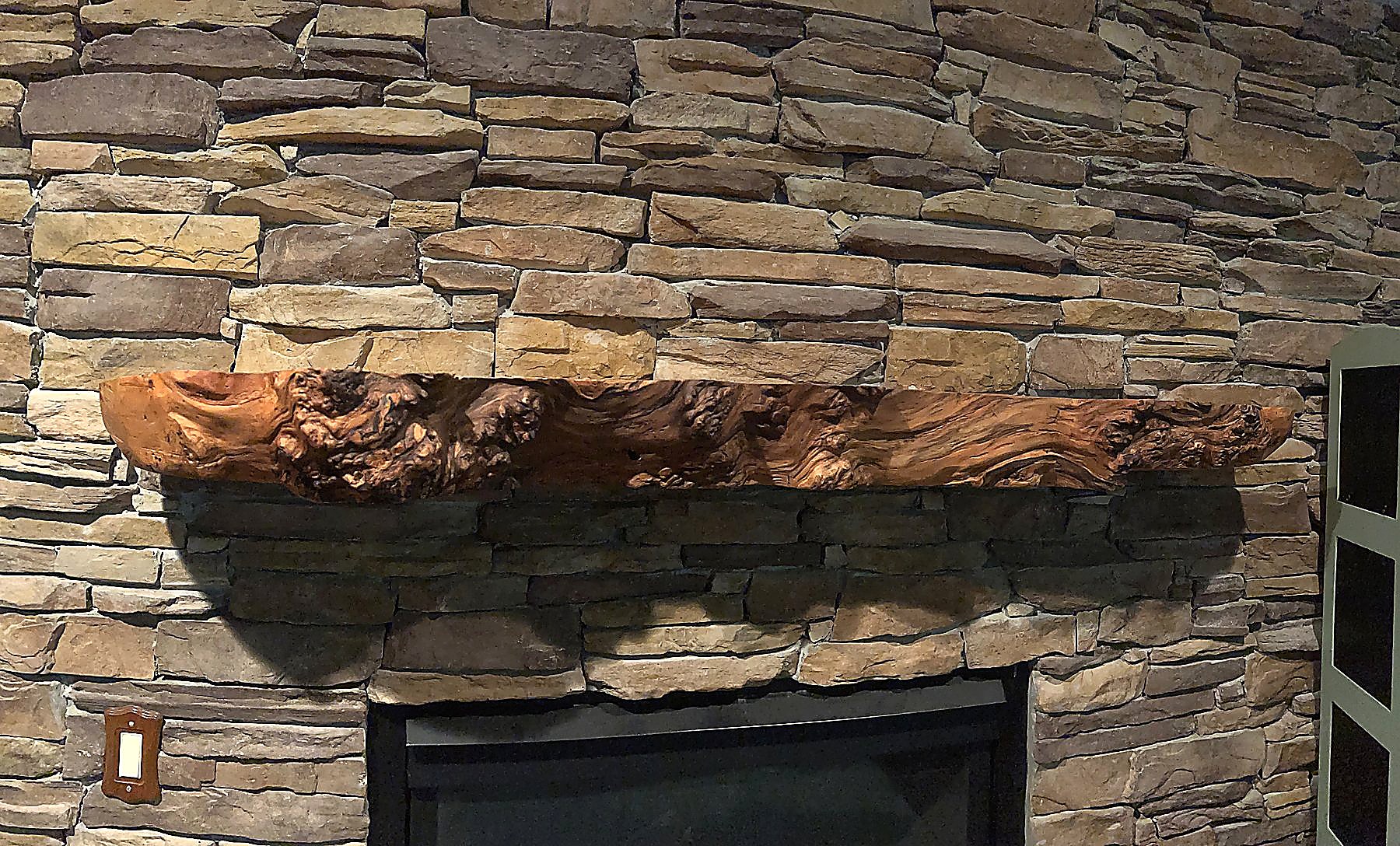 Figured grain on live-edge oak — Live Edge Oak Co